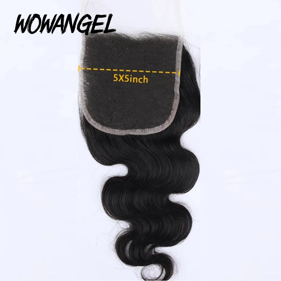 Body Wave 5X5/6X6/7X7 HD Lace Closure Only Melt Skins Vrigin Hair Undetectable Swiss Lace Closure Frontal 100% Human Hair