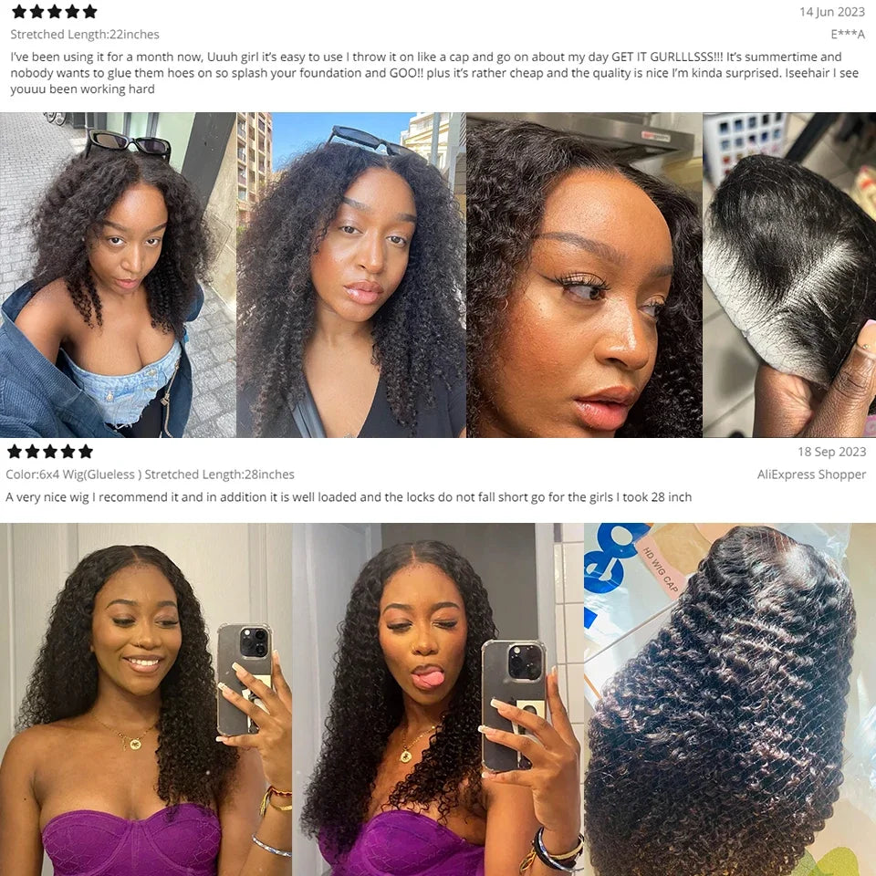 Glueless Wig Human Hair Wear And Go Bob Wig Ready To Wear Water wave Preplucked Human Wigs HD Lace Pre Bleached ISEE Hair