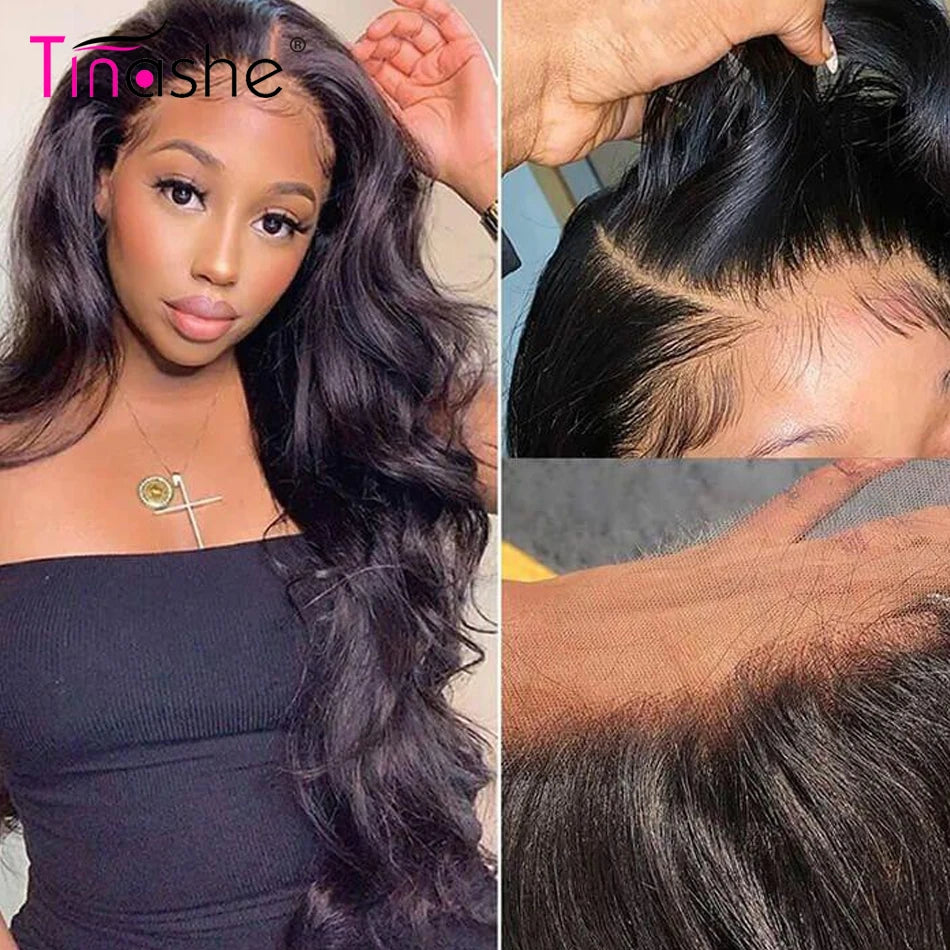 Tinashe 5x5 13x4 13x6 HD Lace Frontal Wig Transparent Lace Wig For Women Human Hair 200% Body Wave Lace Front Human Hair Wigs