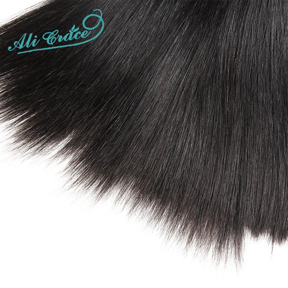 ALI GRACE Indian Straight Hair 3 Pcs Human Hair Bundles Remy Hair Extention 10-28inch Natural Color Free Shipping 3 Bundles