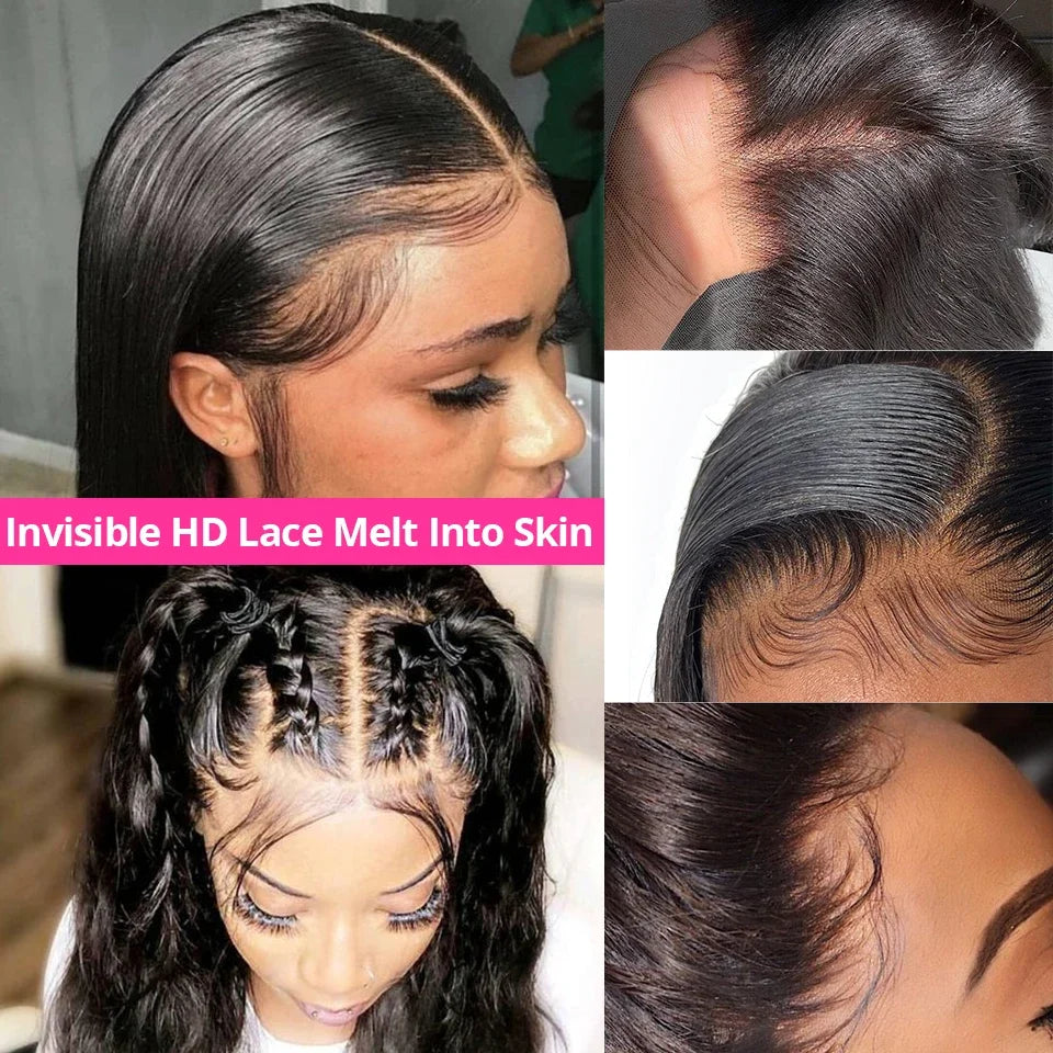 30 Inch Bone Straight Hd Lace Frontal Wig 13x6 Frontal Wig Brazilian Transparent Human Hair Lace Frontal Wigs For Women On Sale