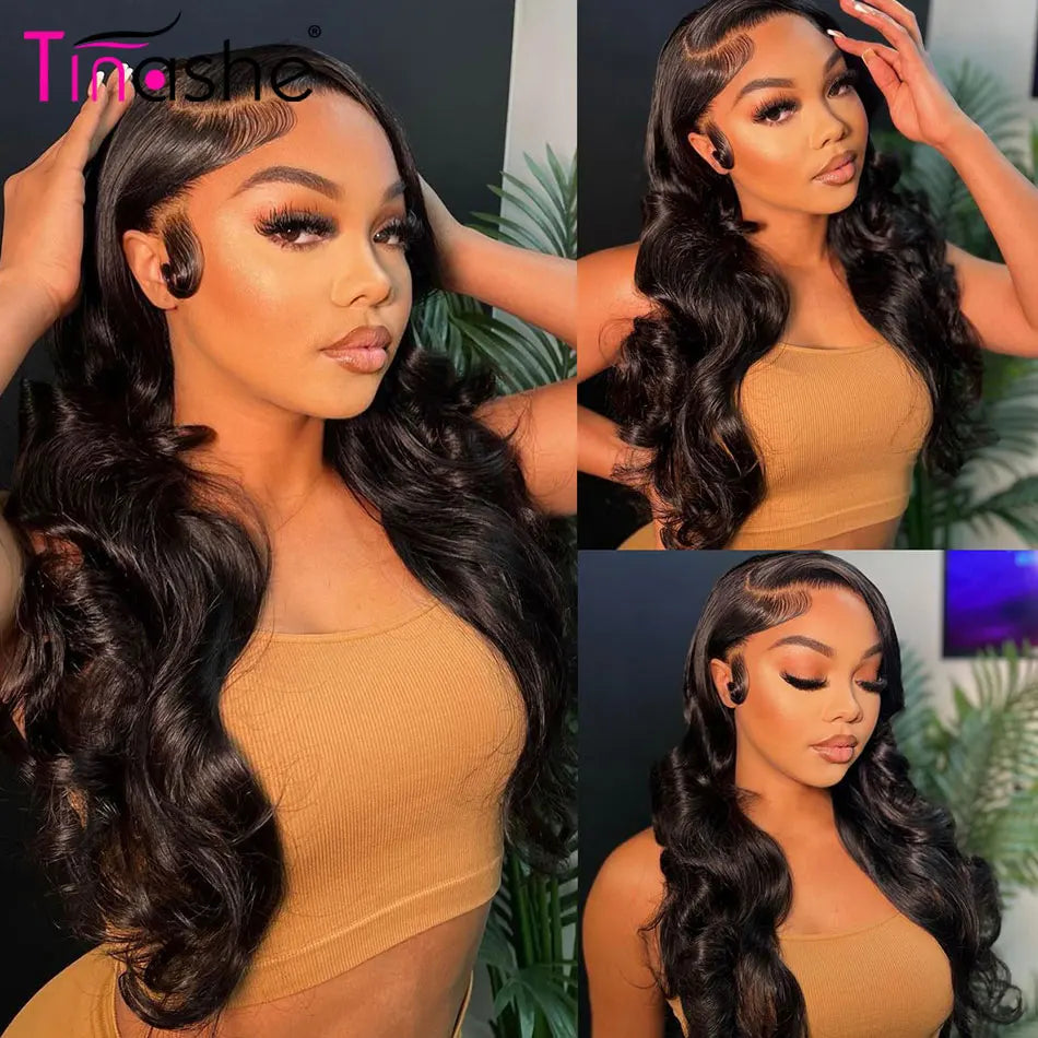 Tinashe 5x5 13x4 13x6 HD Lace Frontal Wig Transparent Lace Wig For Women Human Hair 200% Body Wave Lace Front Human Hair Wigs