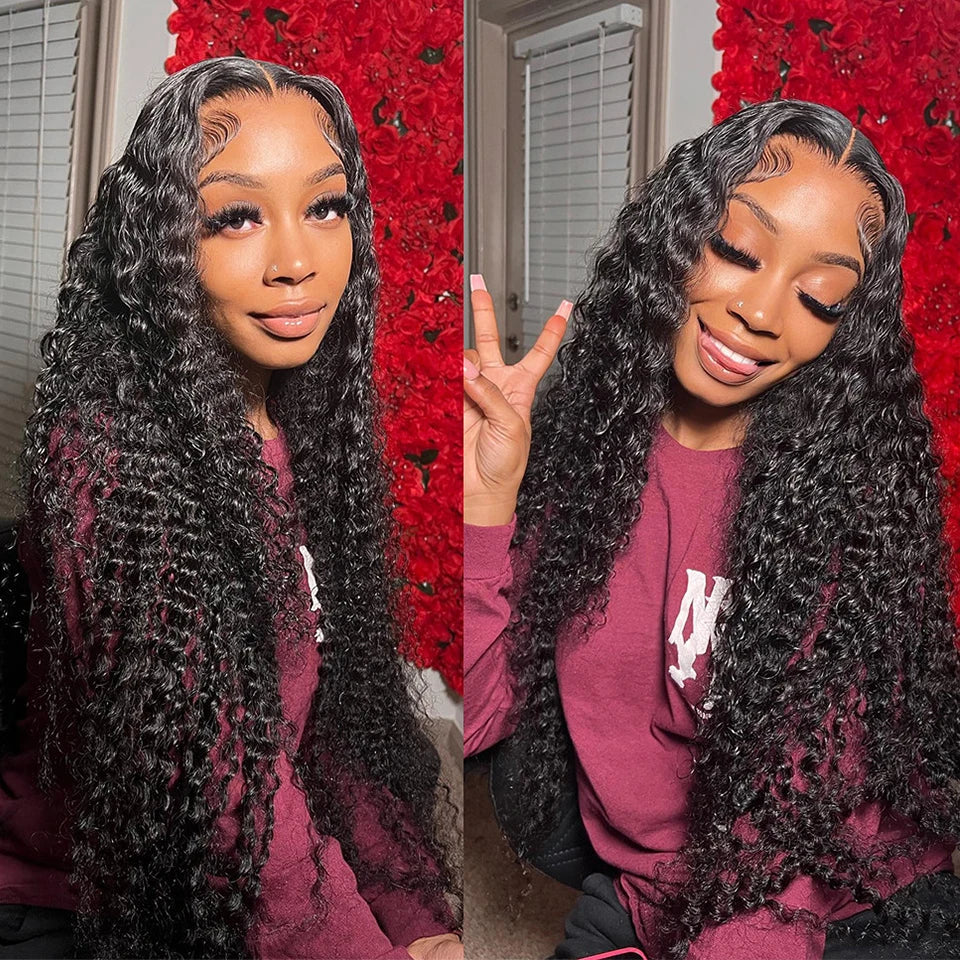 Human Hair Bundles Deep Wave Brazilian Hair Weave Bundles Water Raw Curly Bundle Remy Virgin Extension 3 4 Bundles 28 30 32 Inch