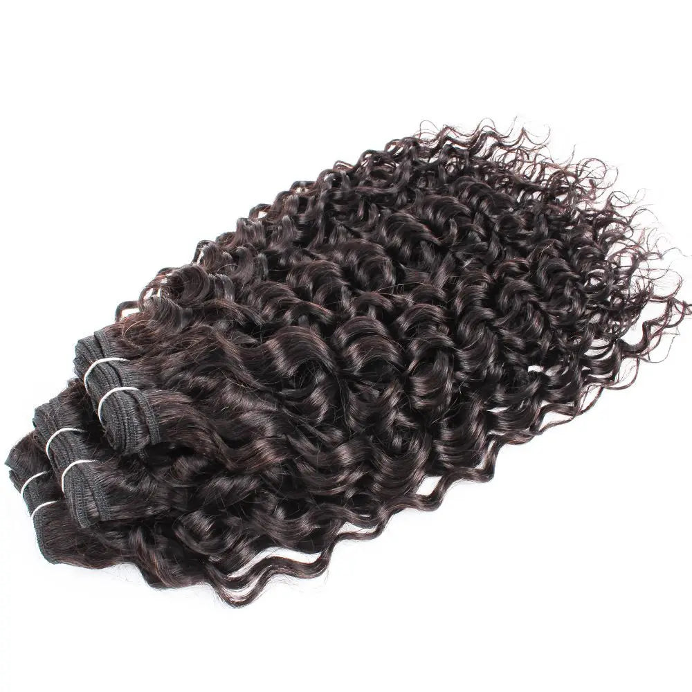Water Wave Human Hair Bundles 12A Grade High Quality Brazilian Weaving Original Human Hair Extensions 1/3 Bundles Virgin Hair