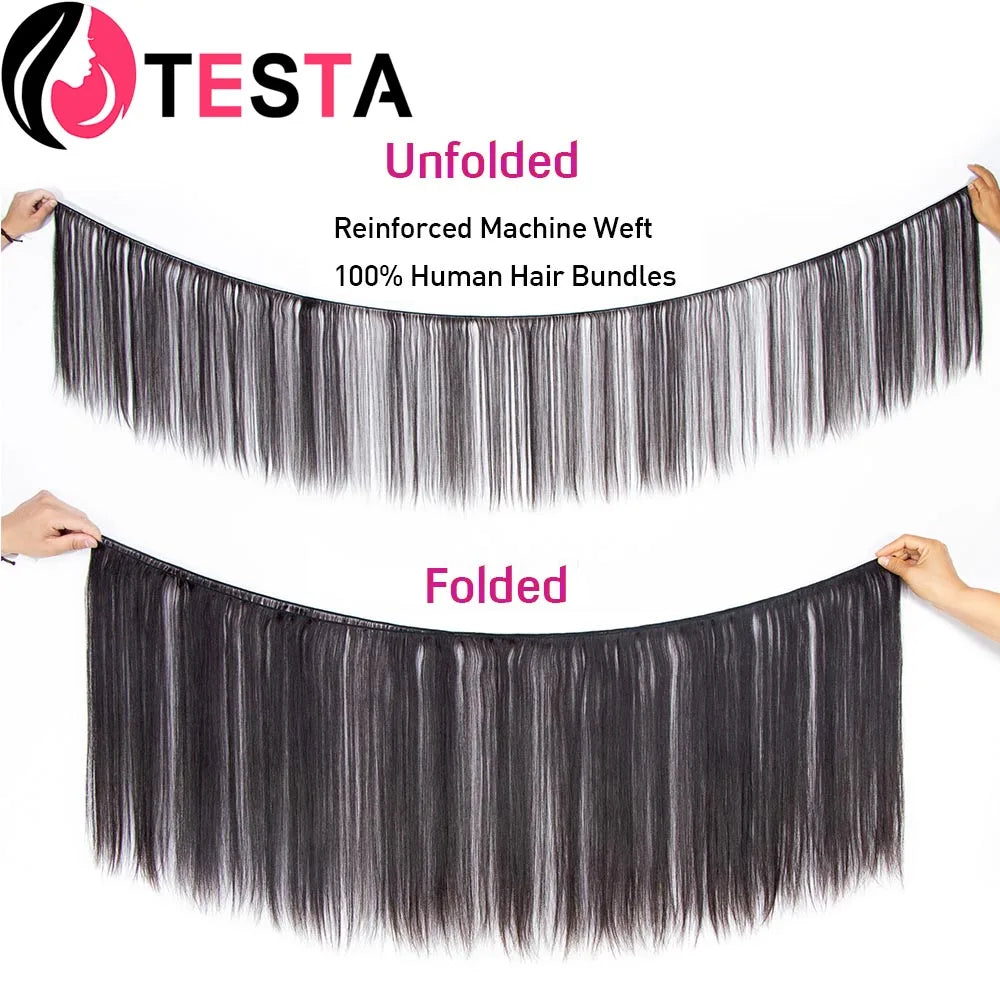 Bone Straight Double Drawn Raw Vietnamese Hair Bundles 15A Virgin Unprocessed Original Human Hair Bundles Thick Ends Extensions