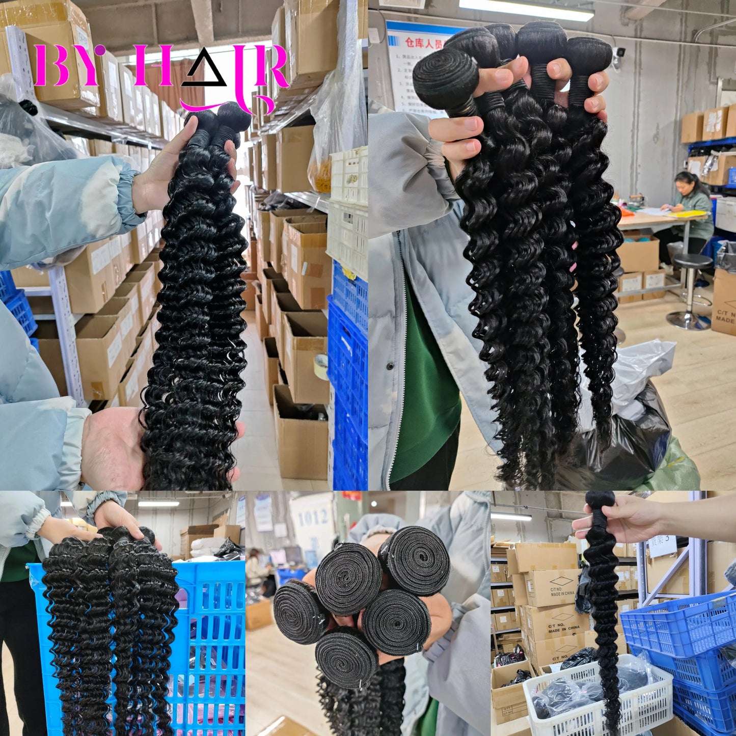 Deep Wave Bundles 100% Human Hair 28 30 32 Inch Brazilian Remy Weave Hair Extensions For Women Raw Hair Weave 3/4 Bundles Deal