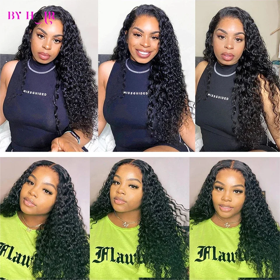 Deep Wave Bundles 100% Human Hair 28 30 32 Inch Brazilian Remy Weave Hair Extensions For Women Raw Hair Weave 3/4 Bundles Deal