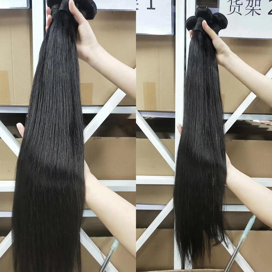 Straight Human Hair Bundles Human Hair Weaving Brazilian Hair Extensions Hair Delivery In 3 Days Bundles Human Hair Straight
