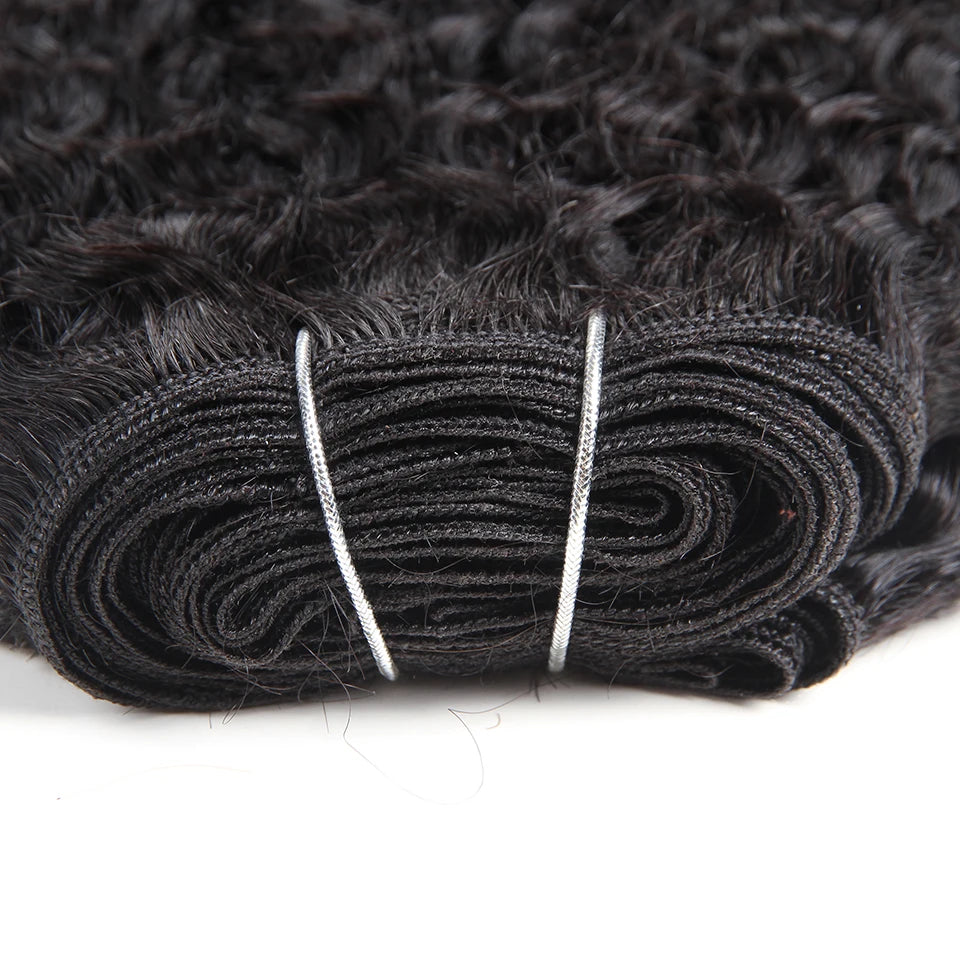 Sleek Afro Kinky Weave Curly Hair Peruvian Human Hair Weave Bundles Deal  #1B #2 #4 Brown Remy Hair Extension Free Shipping