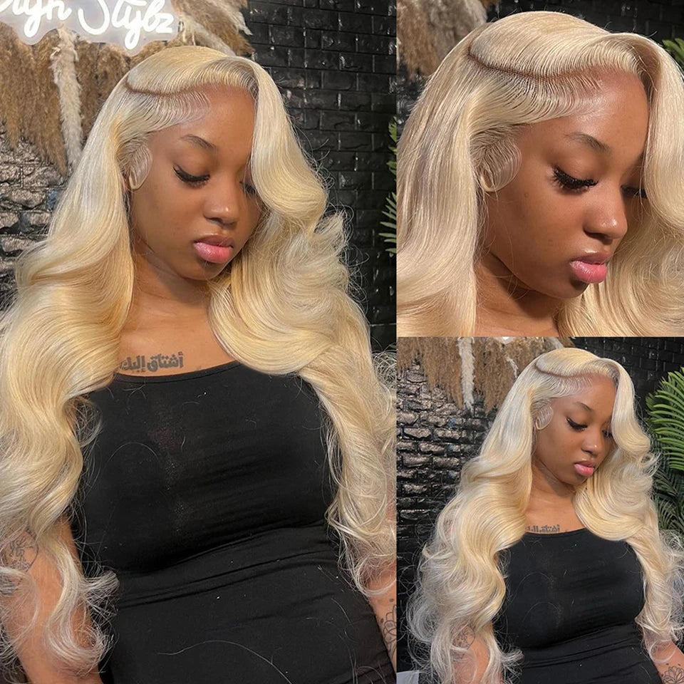 613 Blonde Bundles Virgin Human Hair 10-30 Inch Body Wave Human Hair Bundles Honey Blonde 1 2 3 4 Bundles Cheap Remy Human Hair