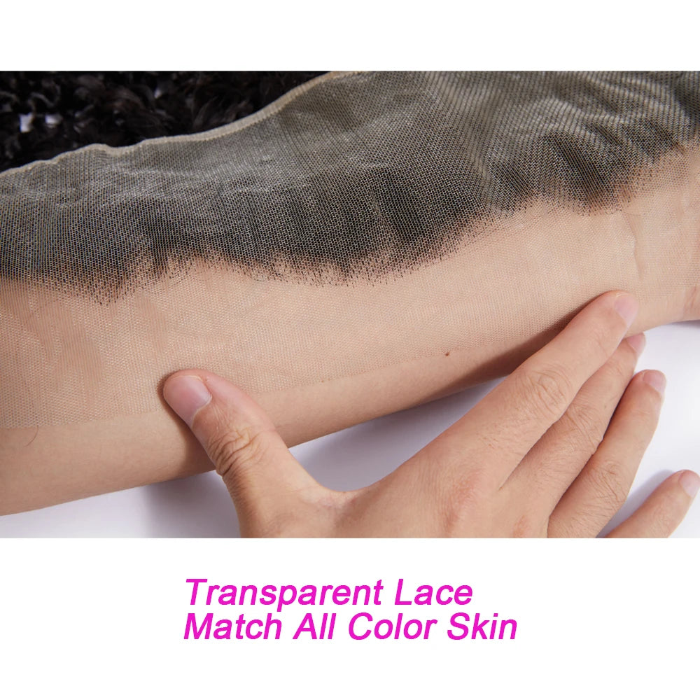 13x4 Lace Frontal Only Human Hair Small Spirals Curly Lace Frontal Closure Brazilian Kinky Curly Virgin Closure Pixie Curls 3B3C