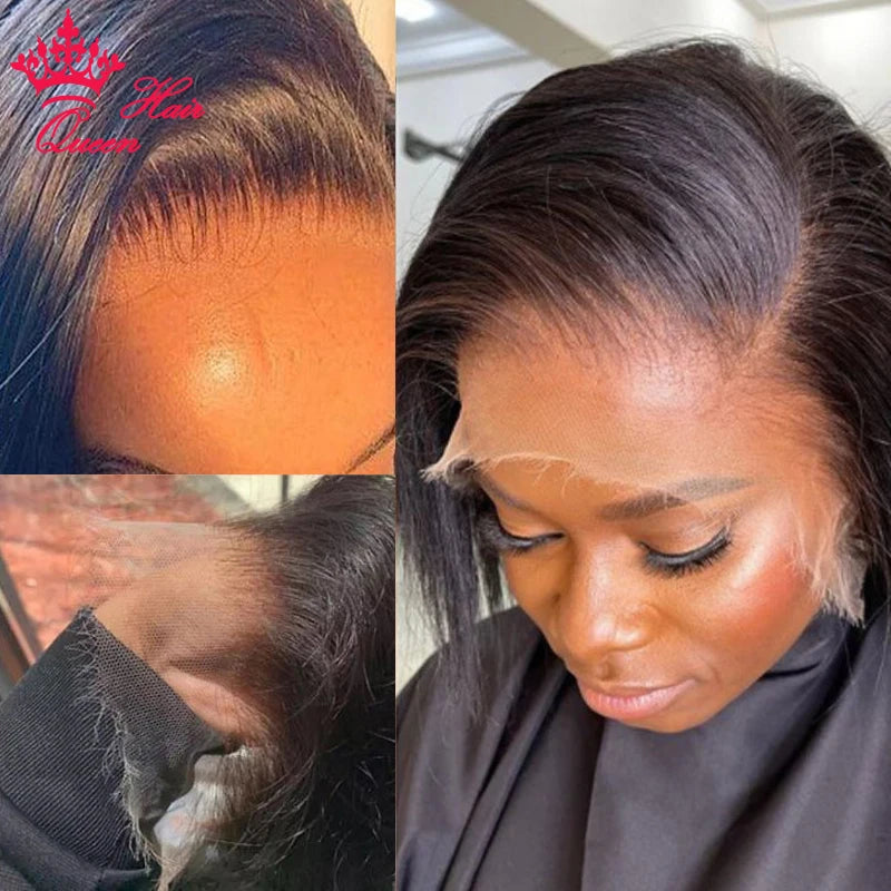 Real HD Lace Wig Body Wave Melt Skin Lace Pre Plucked Raw Human Hair 13x4 13x6 5x5 6x6 7x7 Lace Closure Frontal Wig Queen Hair