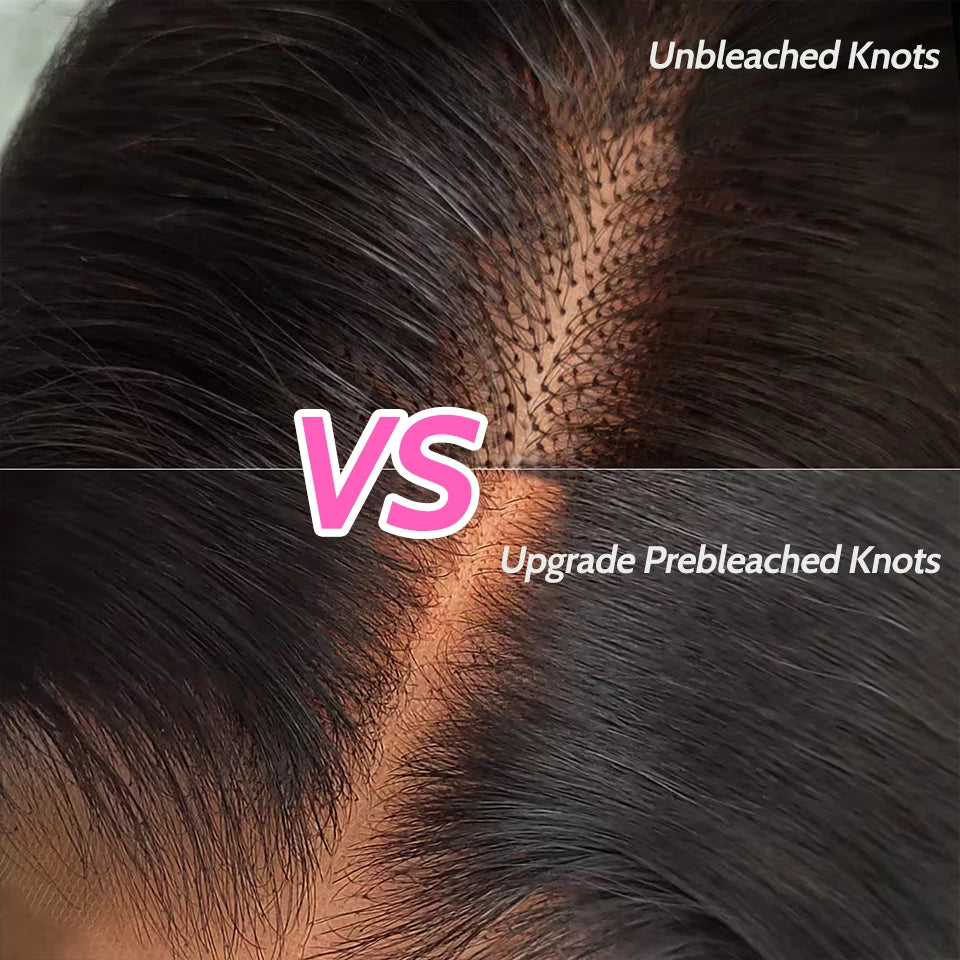 Glueless Wig Human Hair Wear And Go Bob Wig Ready To Wear Water wave Preplucked Human Wigs HD Lace Pre Bleached ISEE Hair