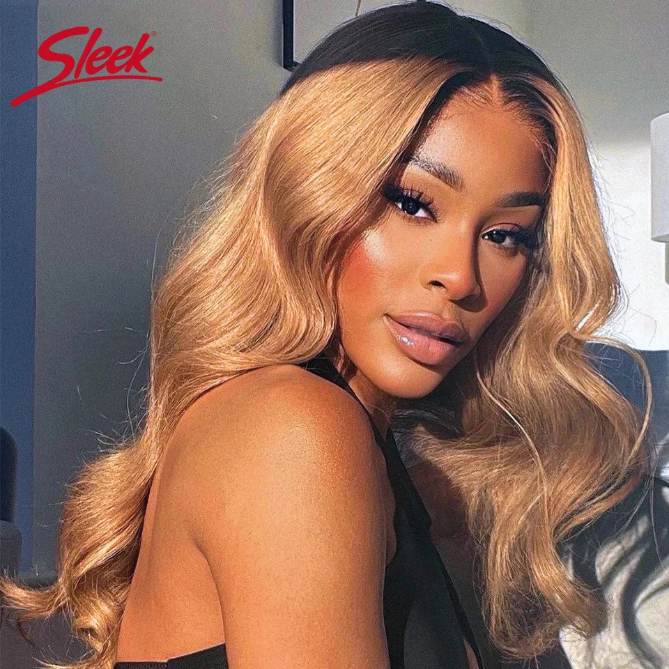 Sleek Blonde 27 Colored Hair Brazilian Body Wave Natural Remy Human Hair Bundles 8 To 26 Inches Sold By 1/3/4 Hair Extension