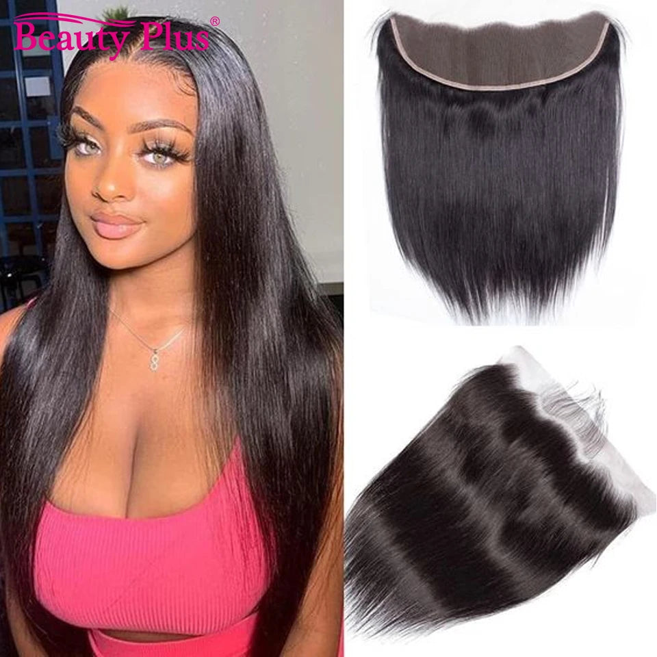 Brazilian Straight Lace Closure 4x4 Transparent Swiss Lace Closure Pure-Hand Tied 4x4 Lace Frontal Human Hair Lace Closure 10-22